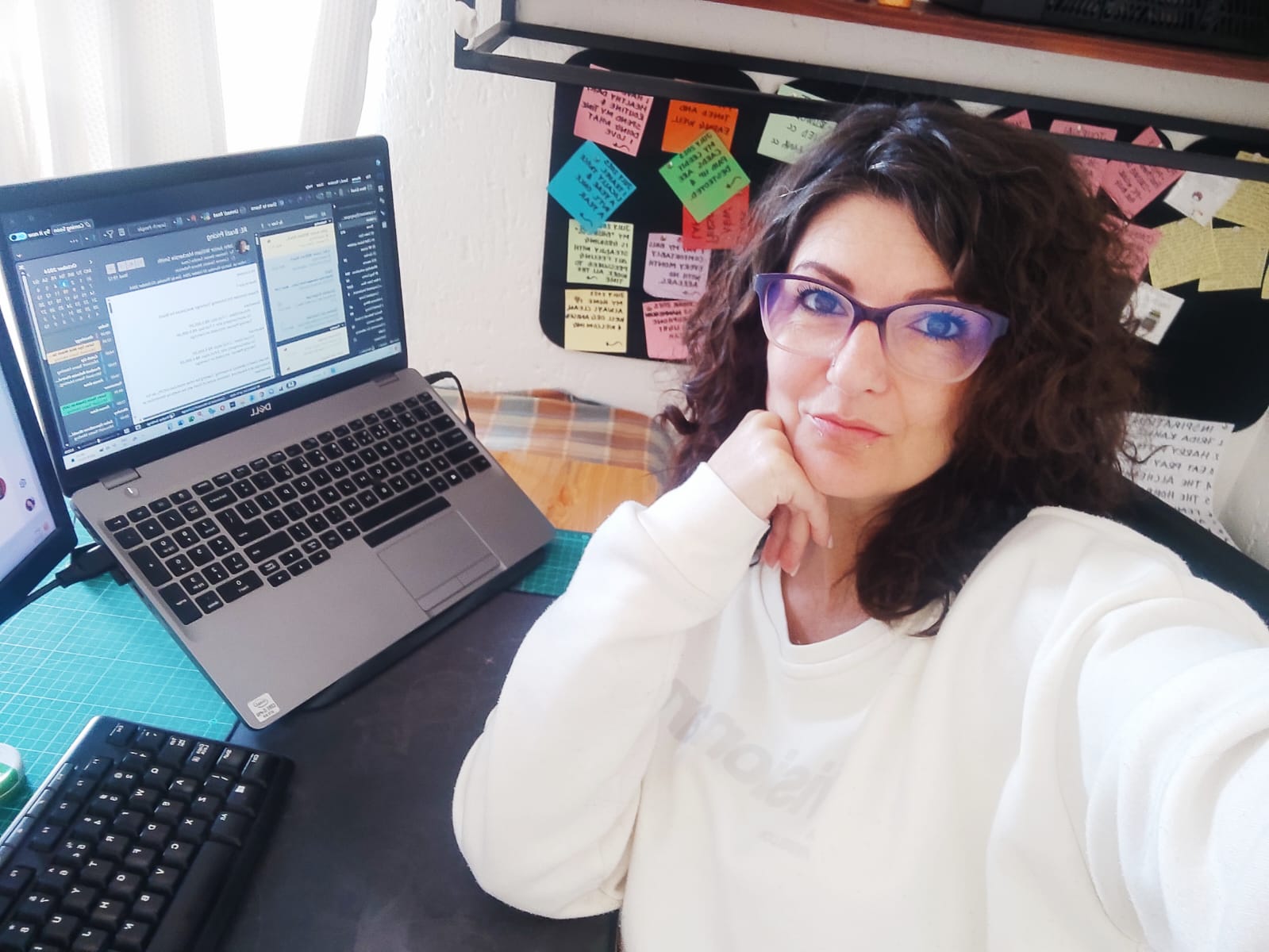 Me at my desk